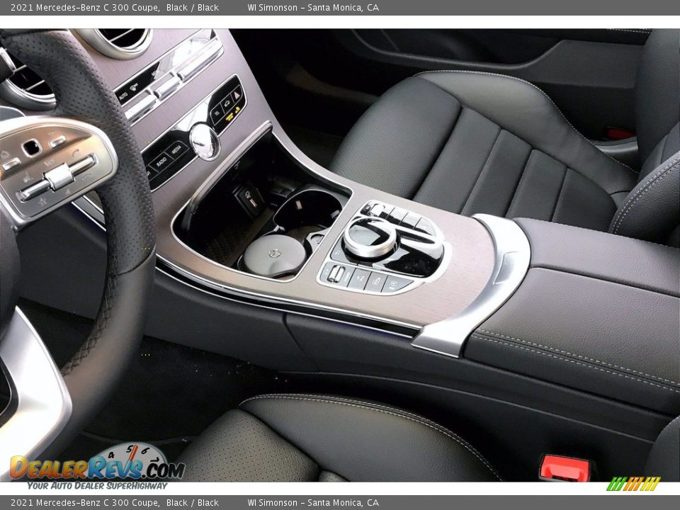 2021 Mercedes-Benz C 300 Coupe Black / Black Photo #8
