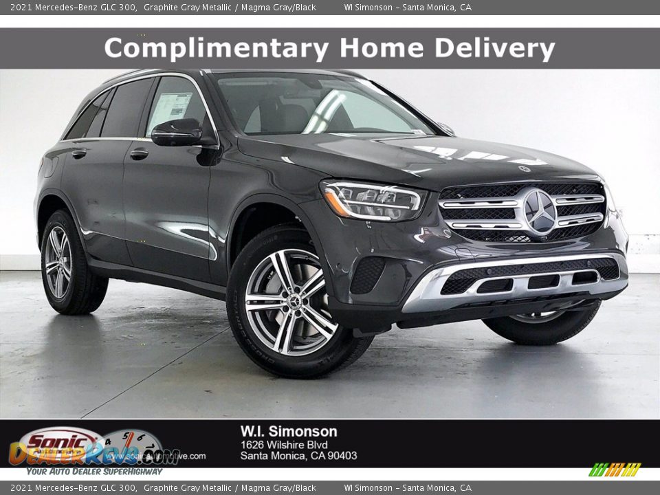 2021 Mercedes-Benz GLC 300 Graphite Gray Metallic / Magma Gray/Black Photo #1