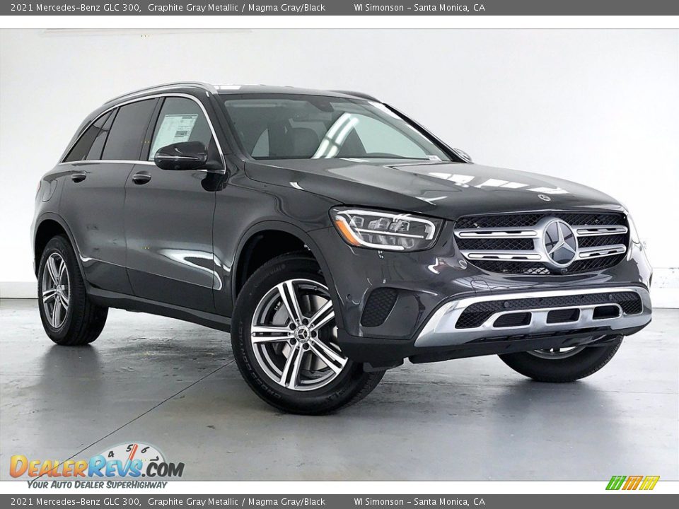 2021 Mercedes-Benz GLC 300 Graphite Gray Metallic / Magma Gray/Black Photo #12