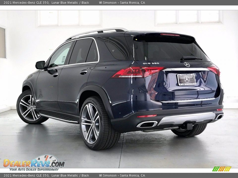 2021 Mercedes-Benz GLE 350 Lunar Blue Metallic / Black Photo #2