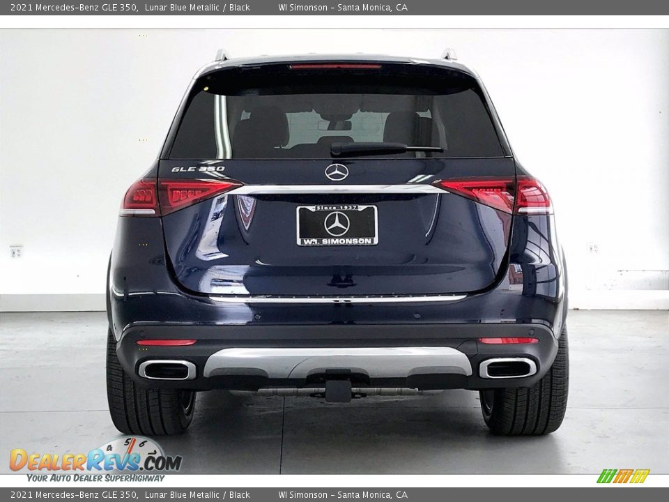 2021 Mercedes-Benz GLE 350 Lunar Blue Metallic / Black Photo #3