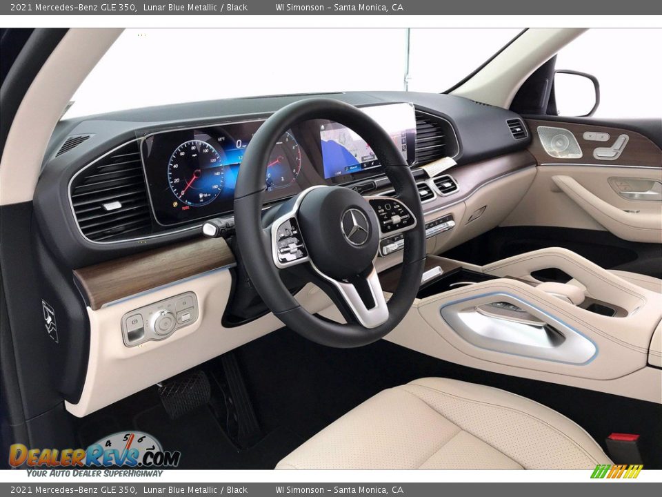 2021 Mercedes-Benz GLE 350 Lunar Blue Metallic / Black Photo #4