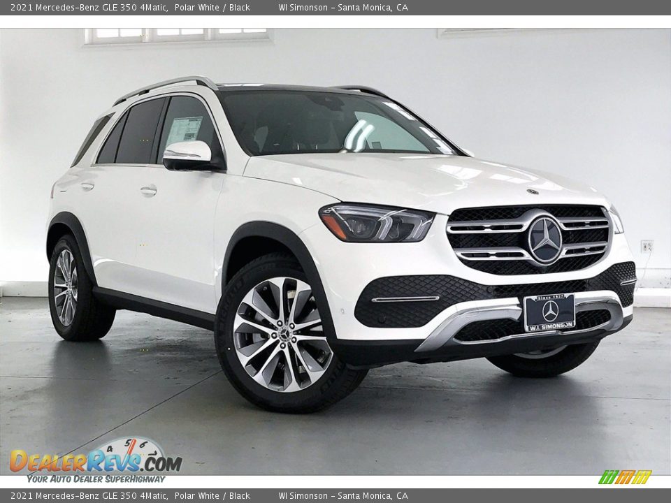 2021 Mercedes-Benz GLE 350 4Matic Polar White / Black Photo #12