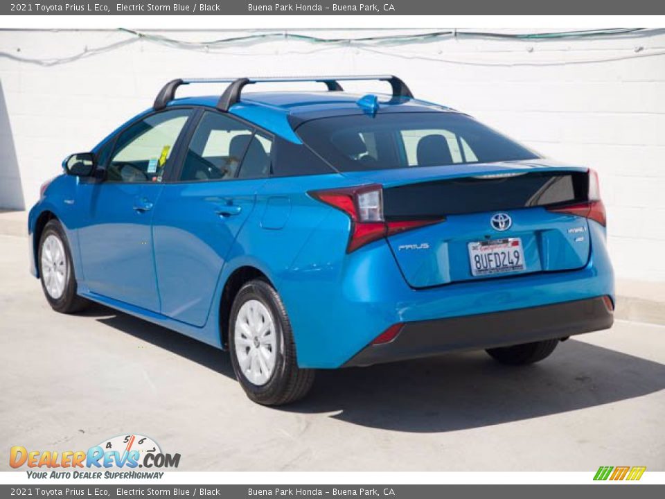 2021 Toyota Prius L Eco Electric Storm Blue / Black Photo #2