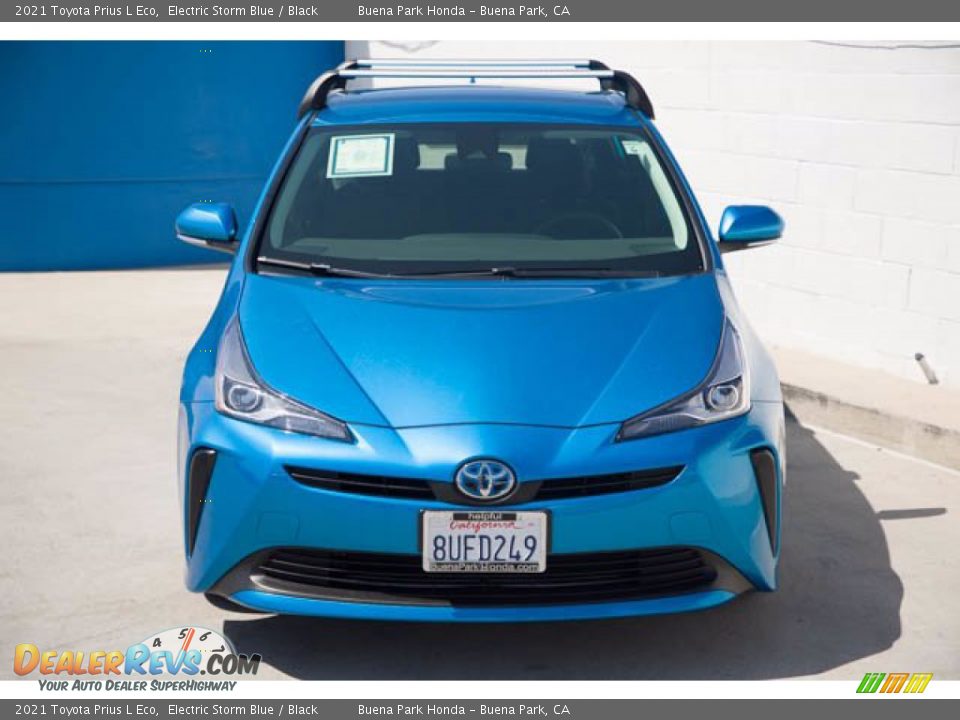 2021 Toyota Prius L Eco Electric Storm Blue / Black Photo #7