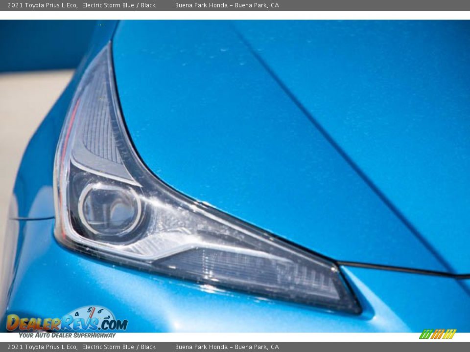 2021 Toyota Prius L Eco Electric Storm Blue / Black Photo #8
