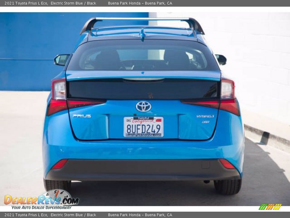 2021 Toyota Prius L Eco Electric Storm Blue / Black Photo #11