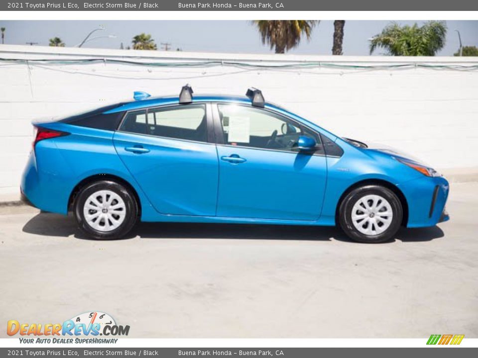 Electric Storm Blue 2021 Toyota Prius L Eco Photo #14