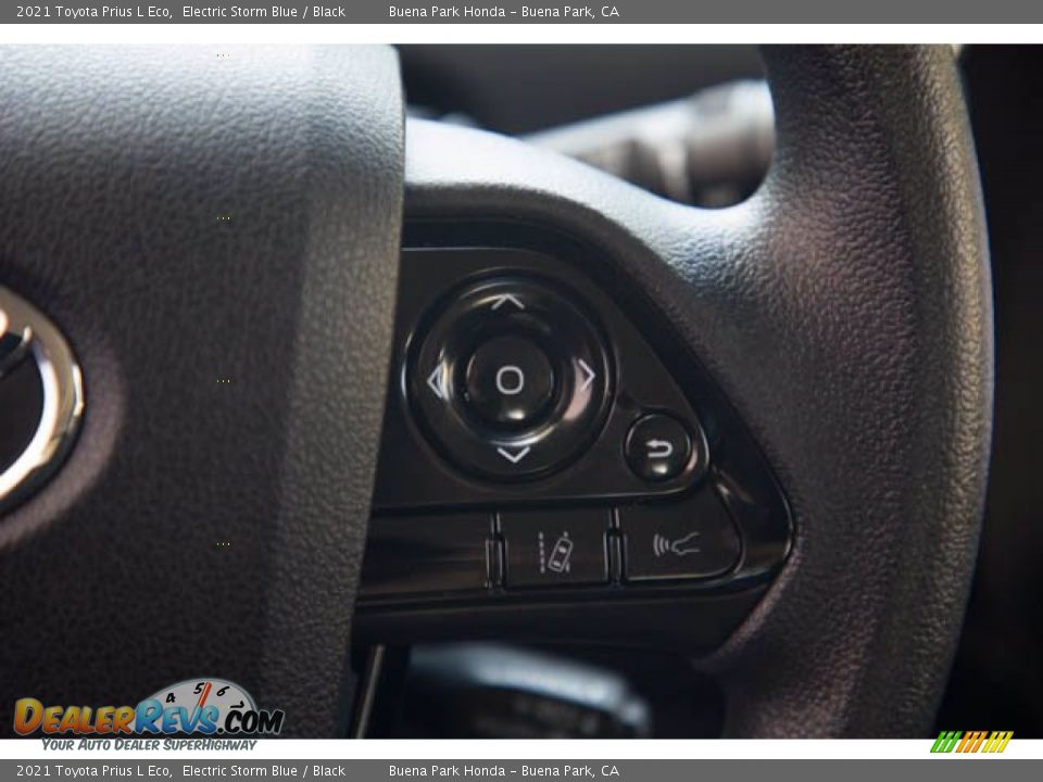 2021 Toyota Prius L Eco Steering Wheel Photo #17