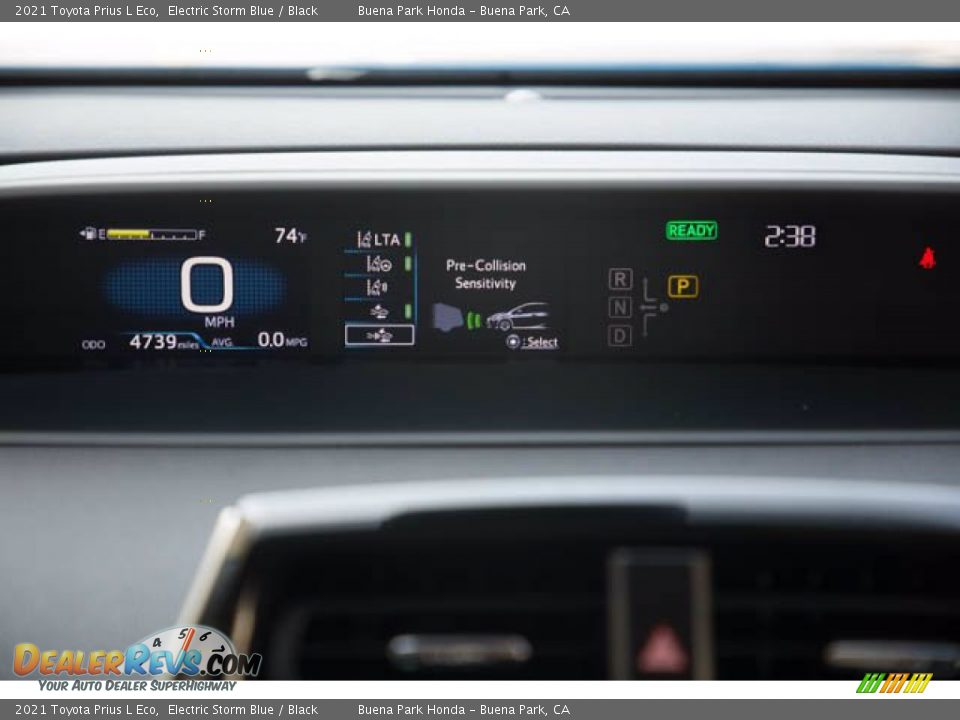 2021 Toyota Prius L Eco Gauges Photo #30