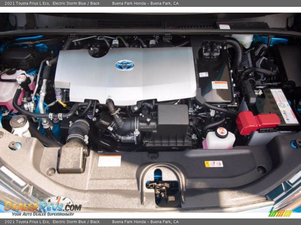 2021 Toyota Prius L Eco 1.8 Liter DOHC 16-Valve VVT-i 4 Cylinder Gasoline/Electric Hybrid Engine Photo #36
