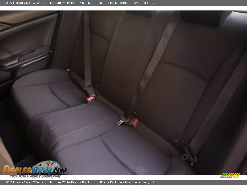 2019 Honda Civic LX Sedan Platinum White Pearl / Black Photo #19