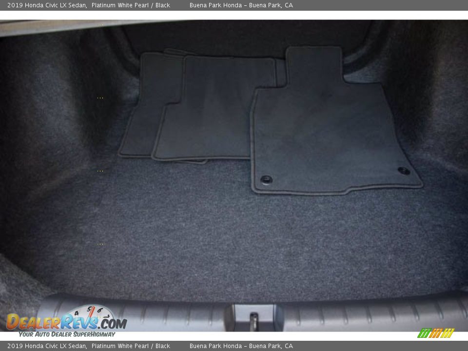 2019 Honda Civic LX Sedan Platinum White Pearl / Black Photo #20