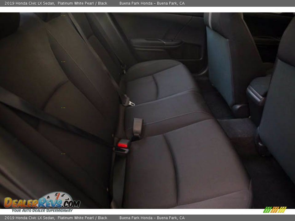2019 Honda Civic LX Sedan Platinum White Pearl / Black Photo #21