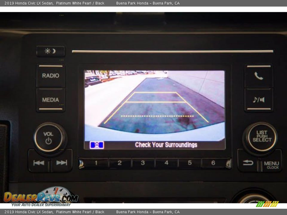 2019 Honda Civic LX Sedan Platinum White Pearl / Black Photo #27