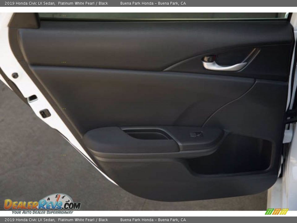 2019 Honda Civic LX Sedan Platinum White Pearl / Black Photo #31