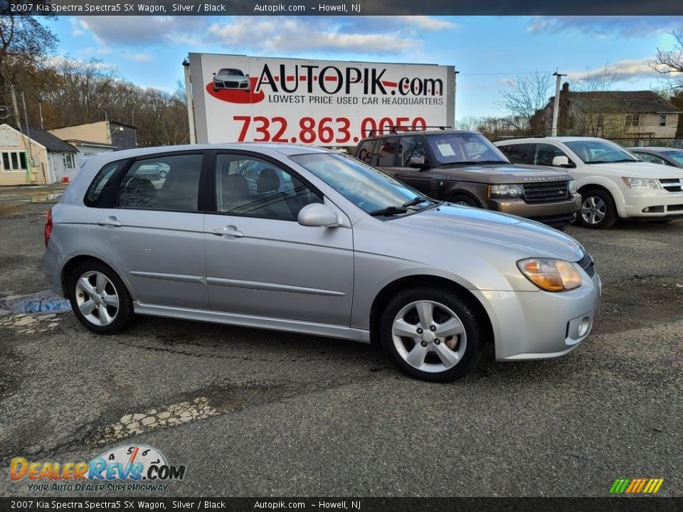 Silver 2007 Kia Spectra Spectra5 SX Wagon Photo #2