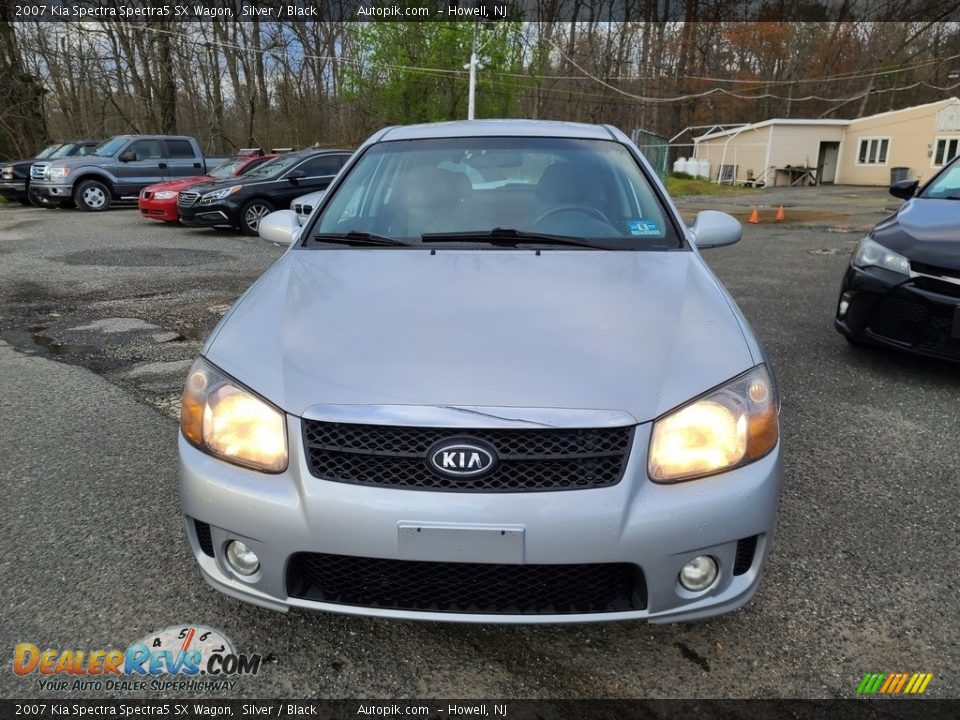 2007 Kia Spectra Spectra5 SX Wagon Silver / Black Photo #8