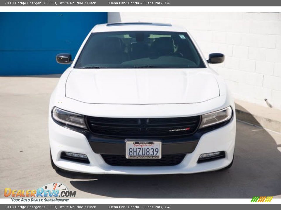 2018 Dodge Charger SXT Plus White Knuckle / Black Photo #7