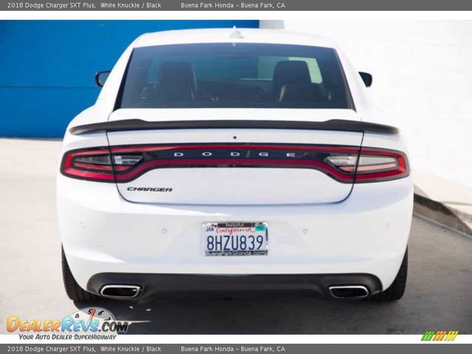 2018 Dodge Charger SXT Plus White Knuckle / Black Photo #9