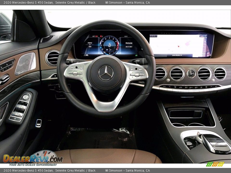 2020 Mercedes-Benz S 450 Sedan Selenite Grey Metallic / Black Photo #4