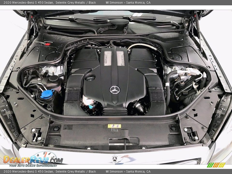 2020 Mercedes-Benz S 450 Sedan Selenite Grey Metallic / Black Photo #9