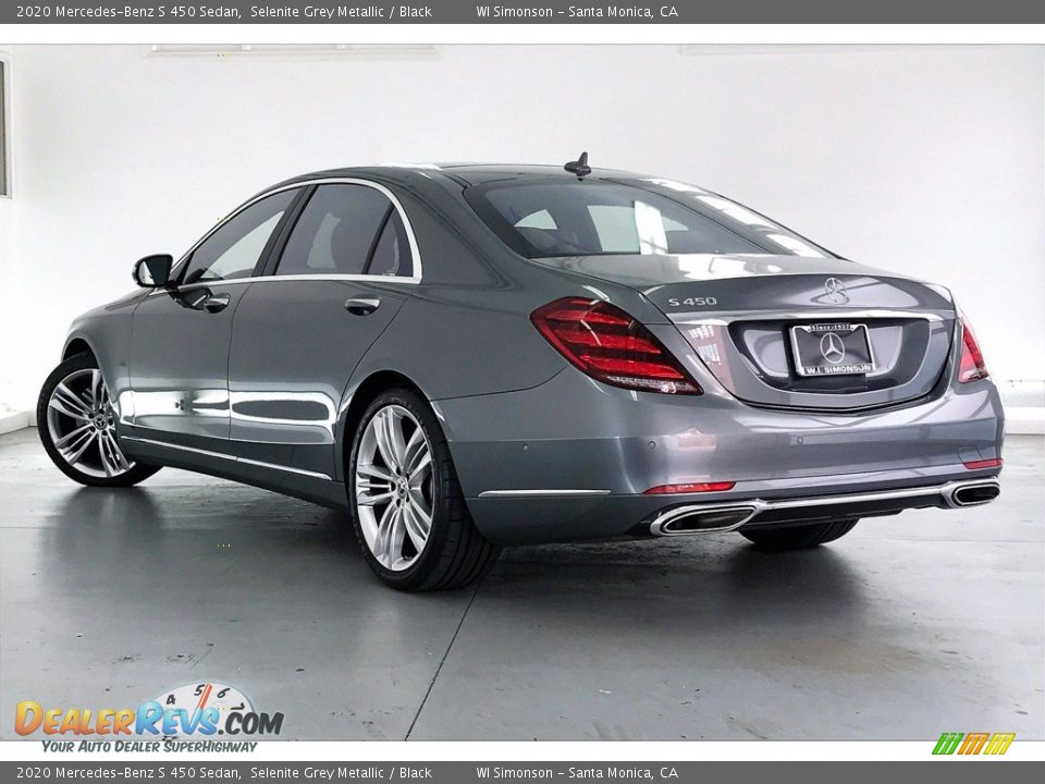 2020 Mercedes-Benz S 450 Sedan Selenite Grey Metallic / Black Photo #10