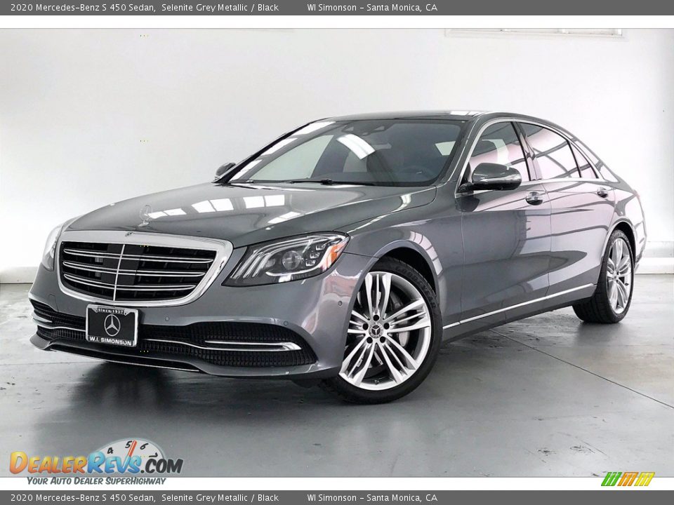 2020 Mercedes-Benz S 450 Sedan Selenite Grey Metallic / Black Photo #12