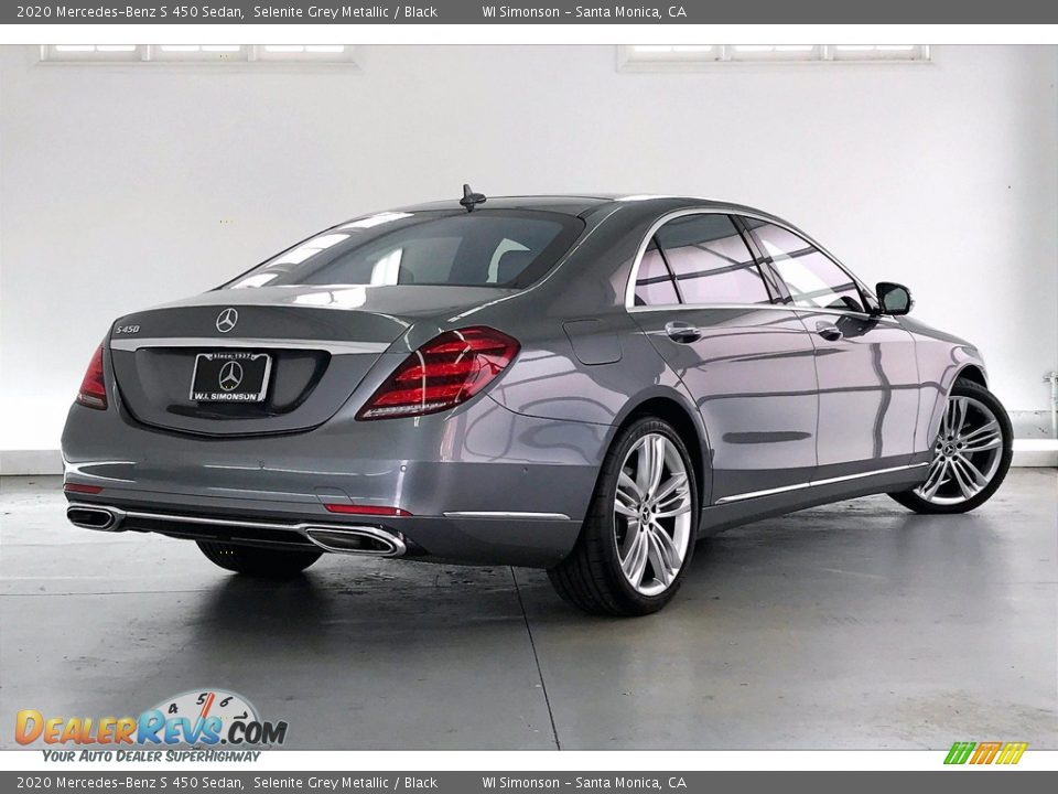 2020 Mercedes-Benz S 450 Sedan Selenite Grey Metallic / Black Photo #13