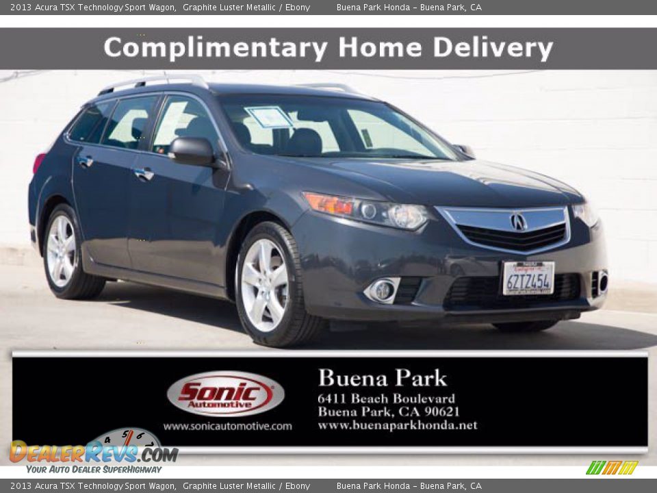 2013 Acura TSX Technology Sport Wagon Graphite Luster Metallic / Ebony Photo #1