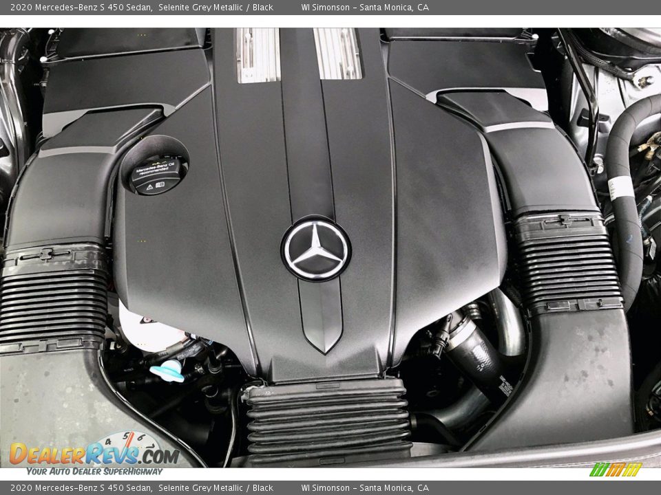 2020 Mercedes-Benz S 450 Sedan Selenite Grey Metallic / Black Photo #32
