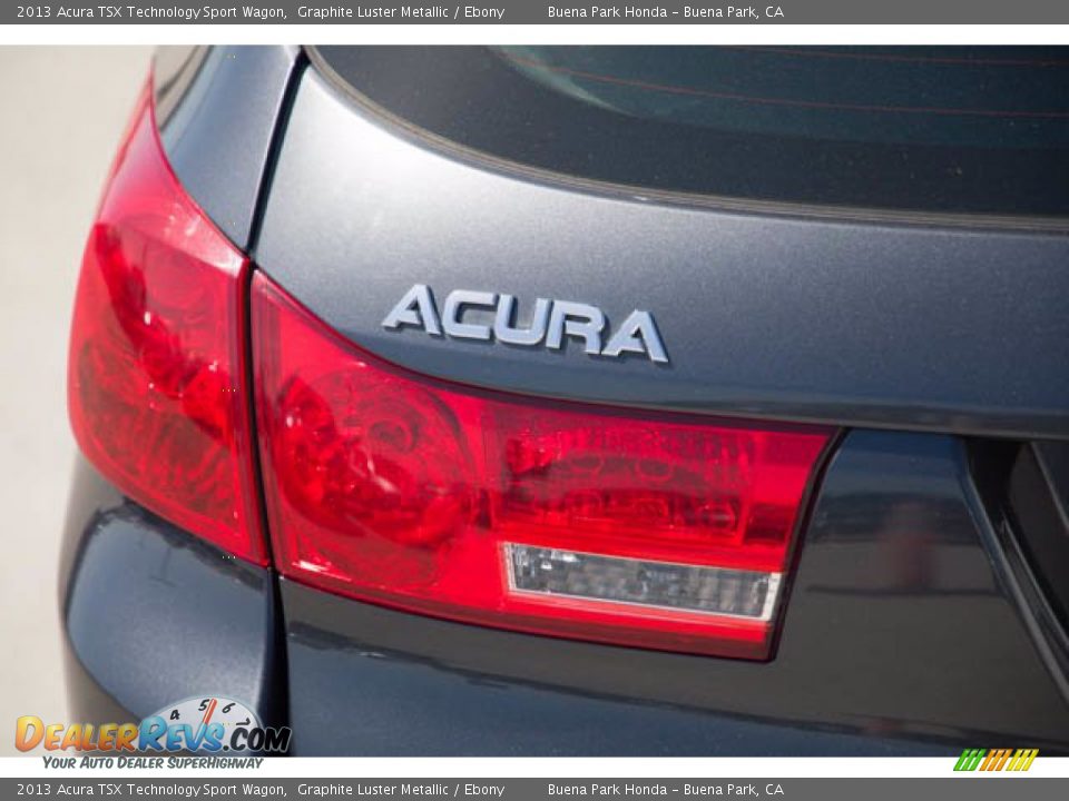 2013 Acura TSX Technology Sport Wagon Graphite Luster Metallic / Ebony Photo #10