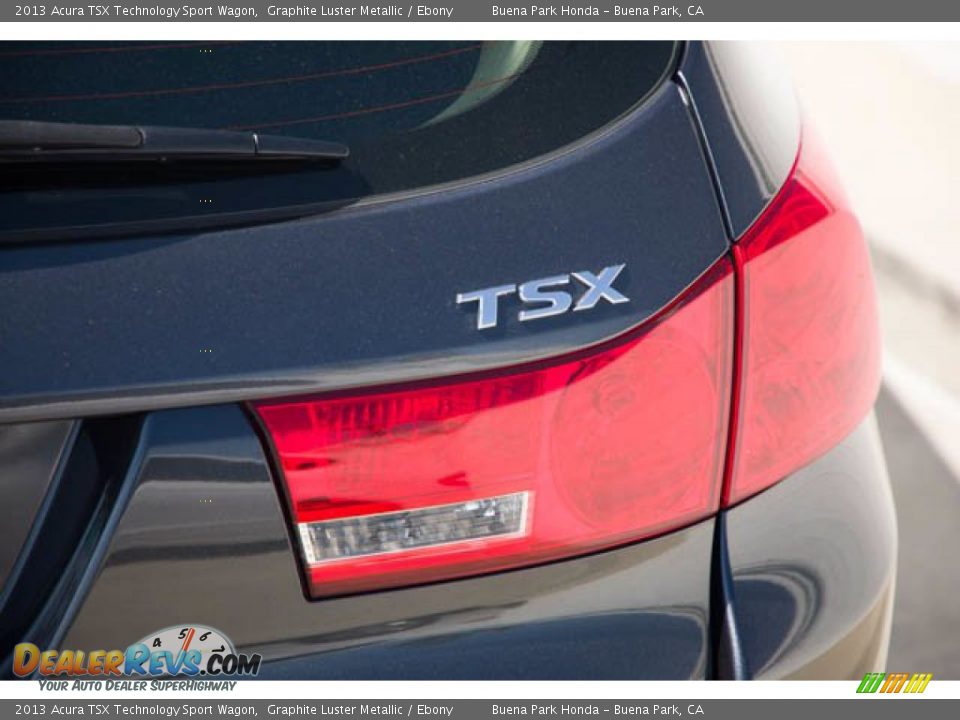 2013 Acura TSX Technology Sport Wagon Graphite Luster Metallic / Ebony Photo #11