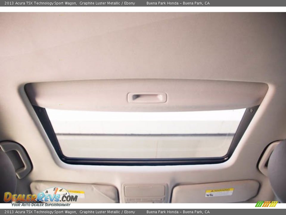 2013 Acura TSX Technology Sport Wagon Graphite Luster Metallic / Ebony Photo #15