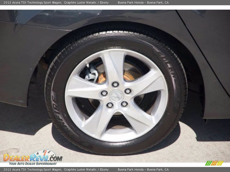 2013 Acura TSX Technology Sport Wagon Graphite Luster Metallic / Ebony Photo #32
