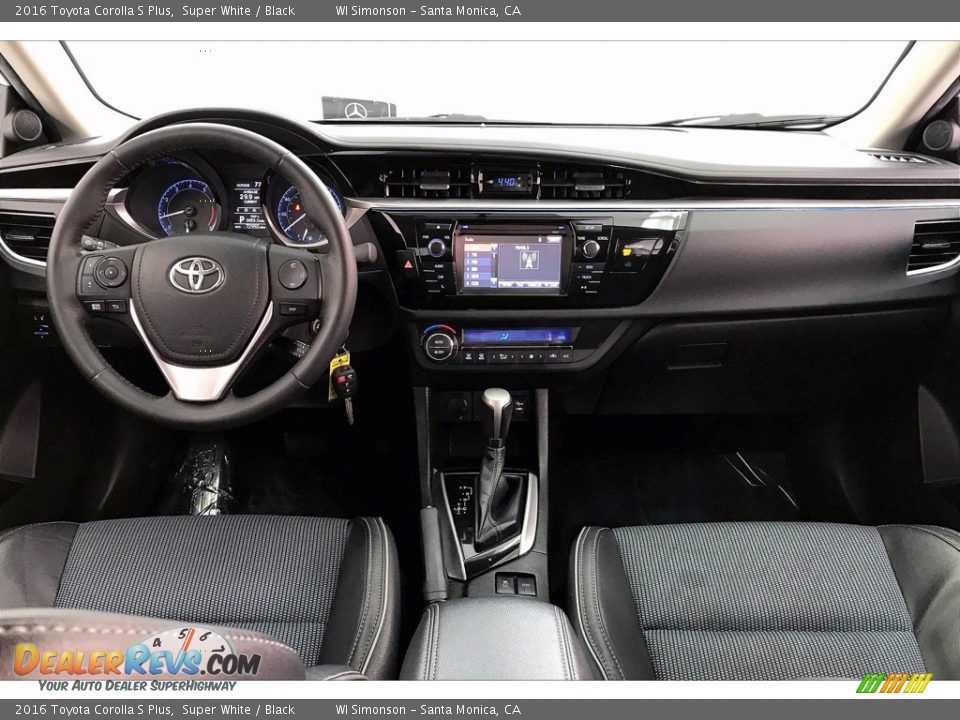 2016 Toyota Corolla S Plus Super White / Black Photo #15