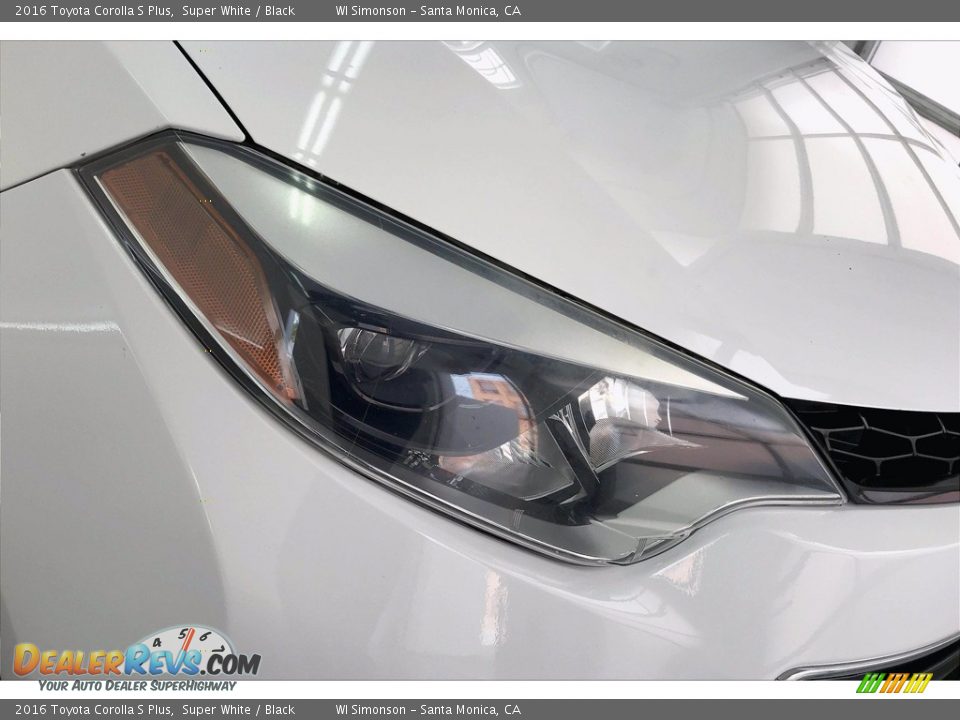 2016 Toyota Corolla S Plus Super White / Black Photo #27