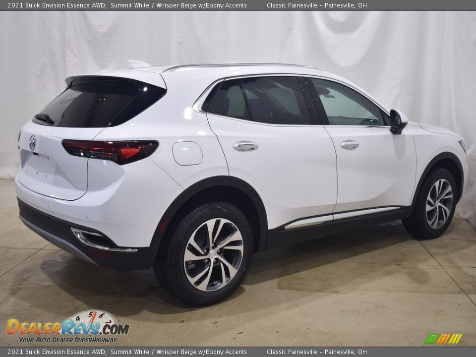 2021 Buick Envision Essence AWD Summit White / Whisper Beige w/Ebony Accents Photo #2