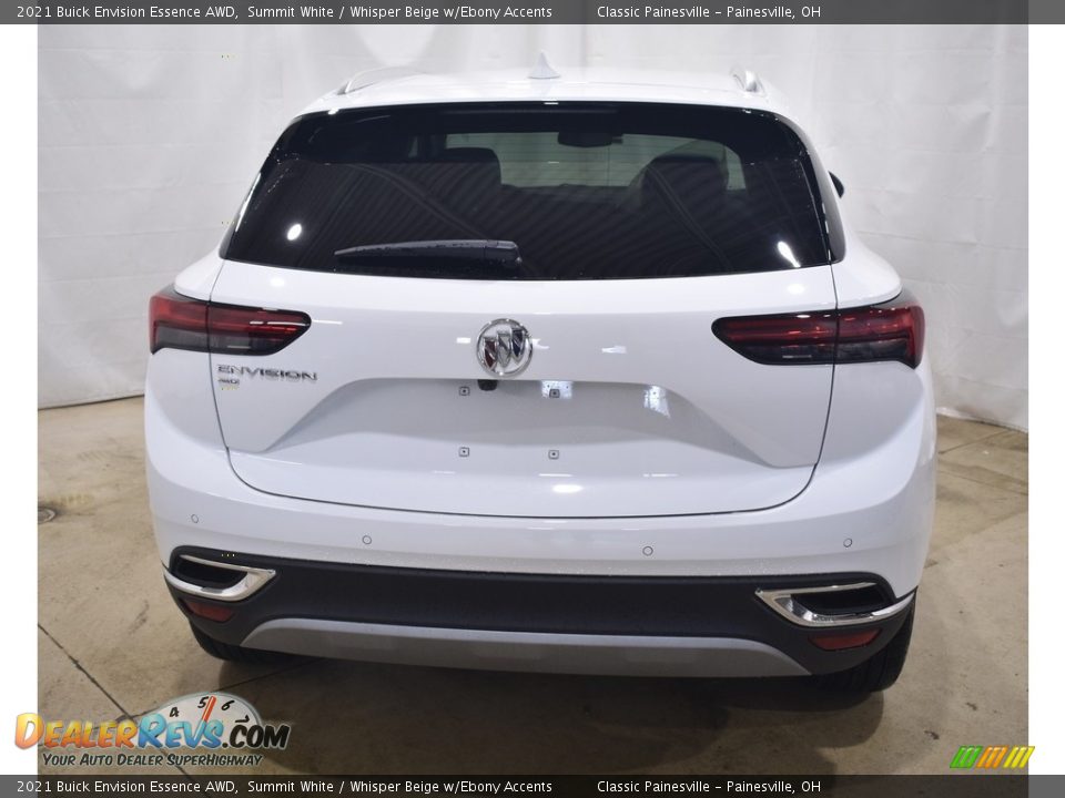 2021 Buick Envision Essence AWD Summit White / Whisper Beige w/Ebony Accents Photo #3