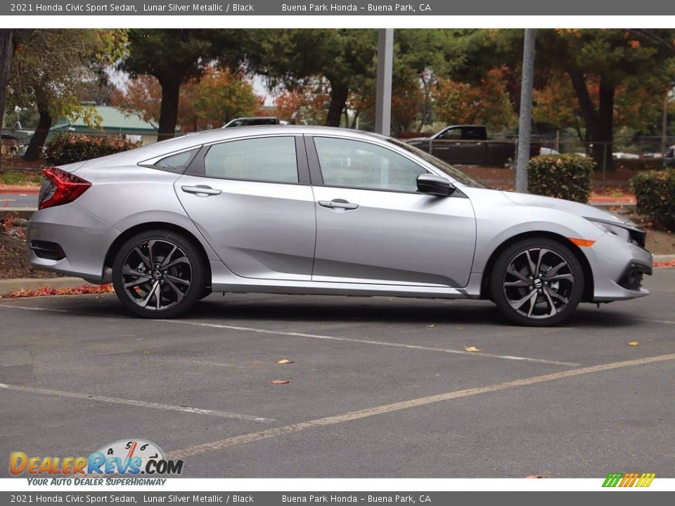 Lunar Silver Metallic 2021 Honda Civic Sport Sedan Photo #4