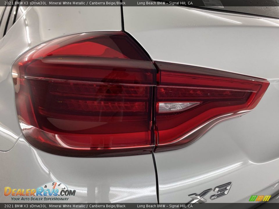 2021 BMW X3 sDrive30i Mineral White Metallic / Canberra Beige/Black Photo #6