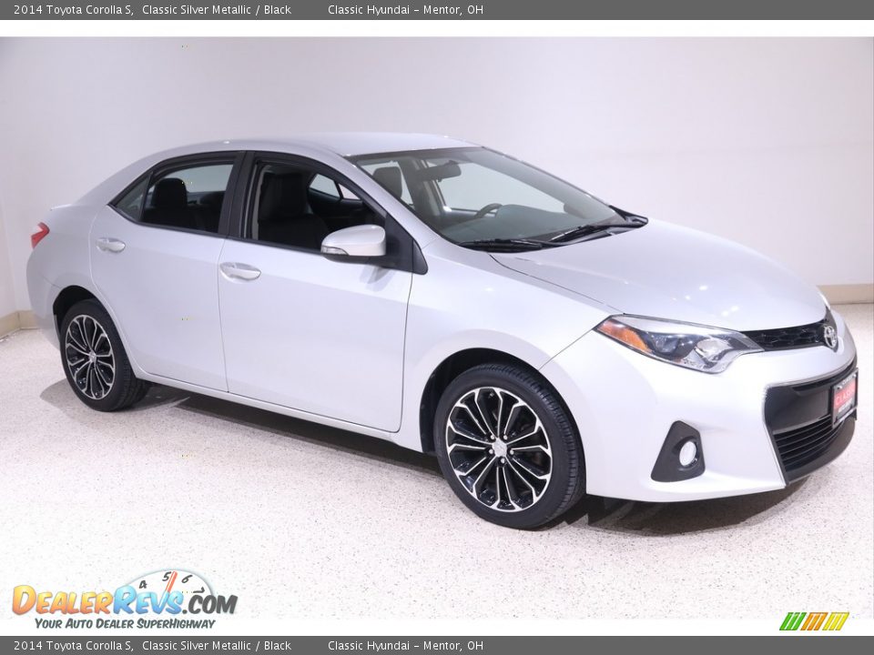 2014 Toyota Corolla S Classic Silver Metallic / Black Photo #1