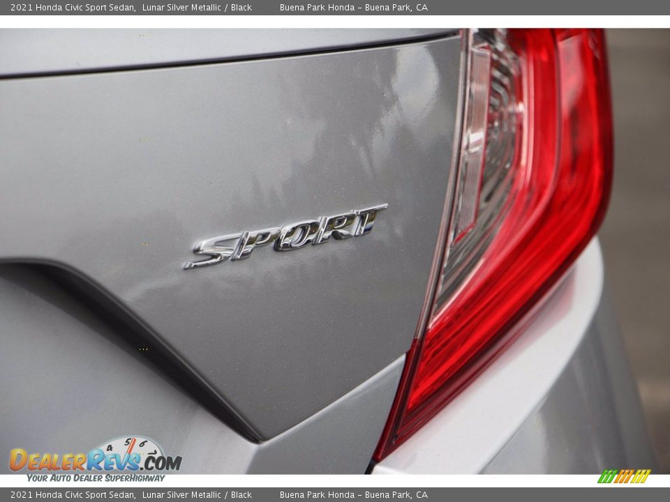 2021 Honda Civic Sport Sedan Lunar Silver Metallic / Black Photo #7