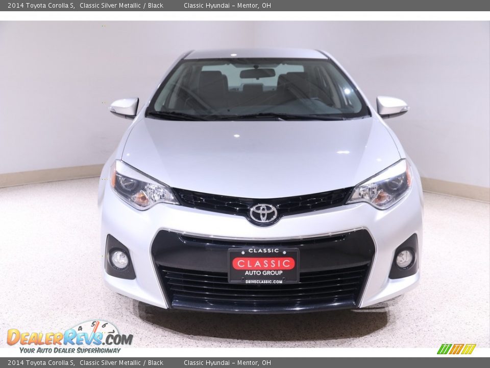 2014 Toyota Corolla S Classic Silver Metallic / Black Photo #2