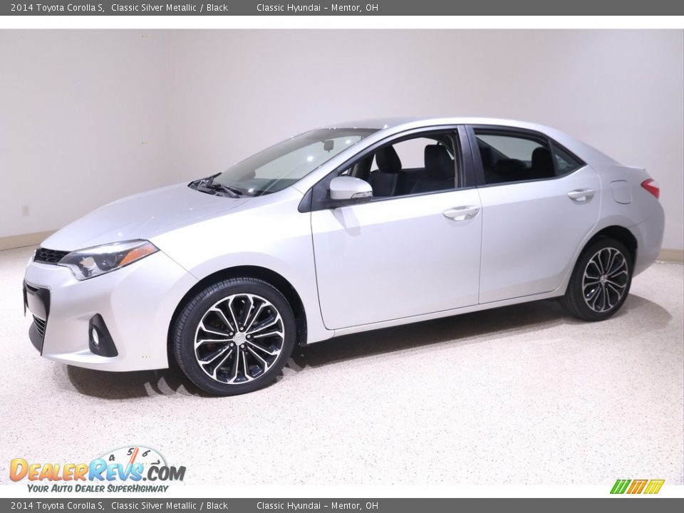 2014 Toyota Corolla S Classic Silver Metallic / Black Photo #3