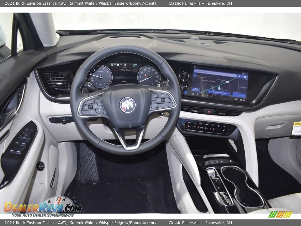 2021 Buick Envision Essence AWD Summit White / Whisper Beige w/Ebony Accents Photo #11