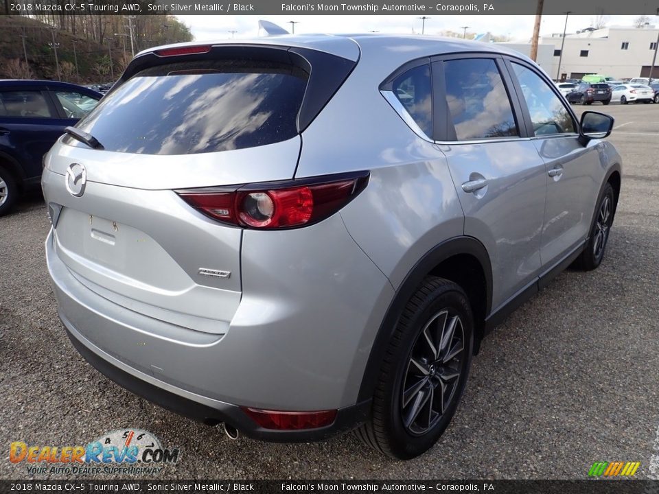 2018 Mazda CX-5 Touring AWD Sonic Silver Metallic / Black Photo #4