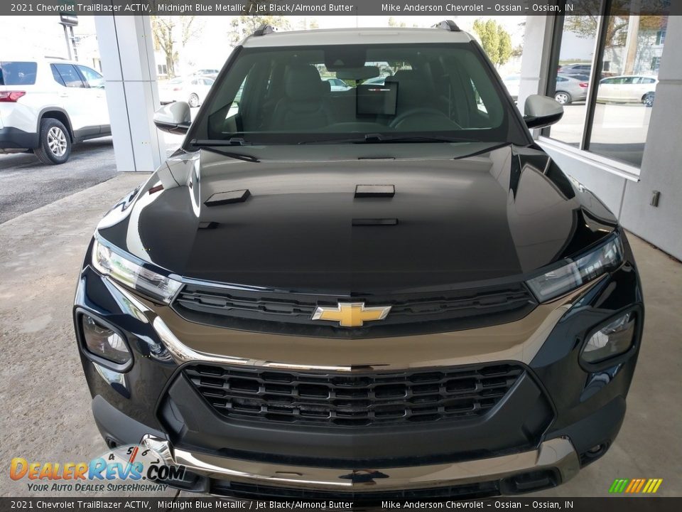 2021 Chevrolet Trailblazer ACTIV Midnight Blue Metallic / Jet Black/Almond Butter Photo #10