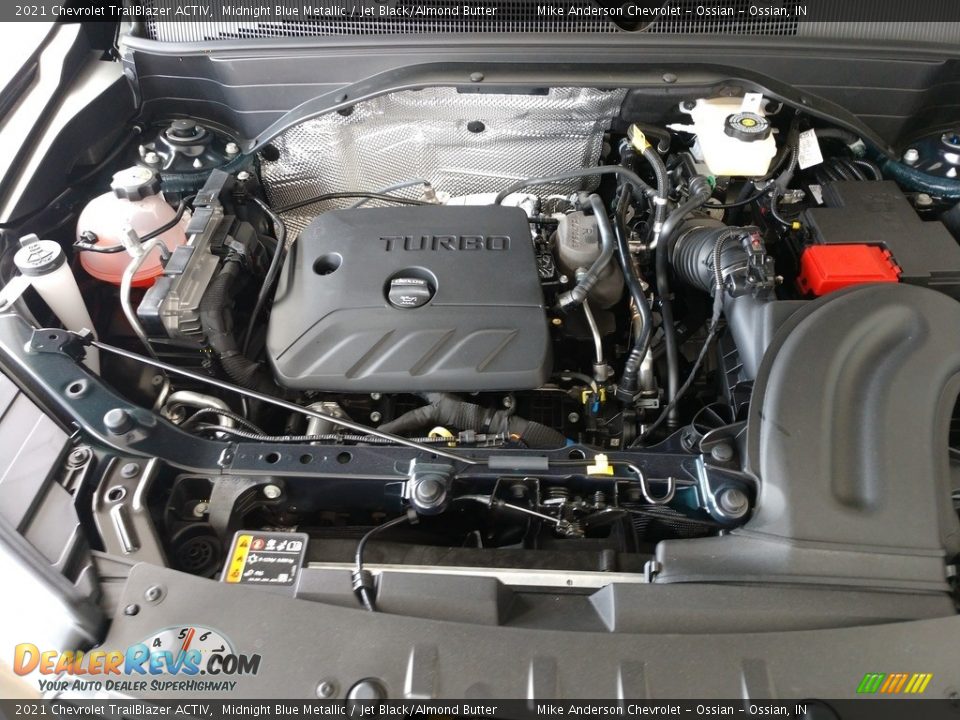 2021 Chevrolet TrailBlazer ACTIV Midnight Blue Metallic / Jet Black/Almond Butter Photo #11