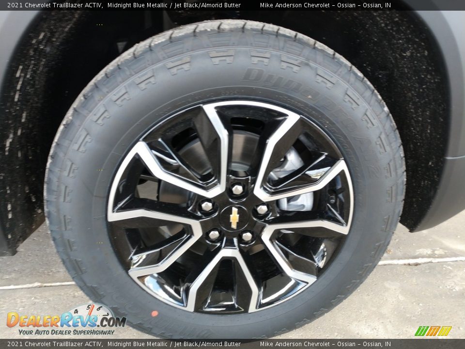 2021 Chevrolet Trailblazer ACTIV Midnight Blue Metallic / Jet Black/Almond Butter Photo #12